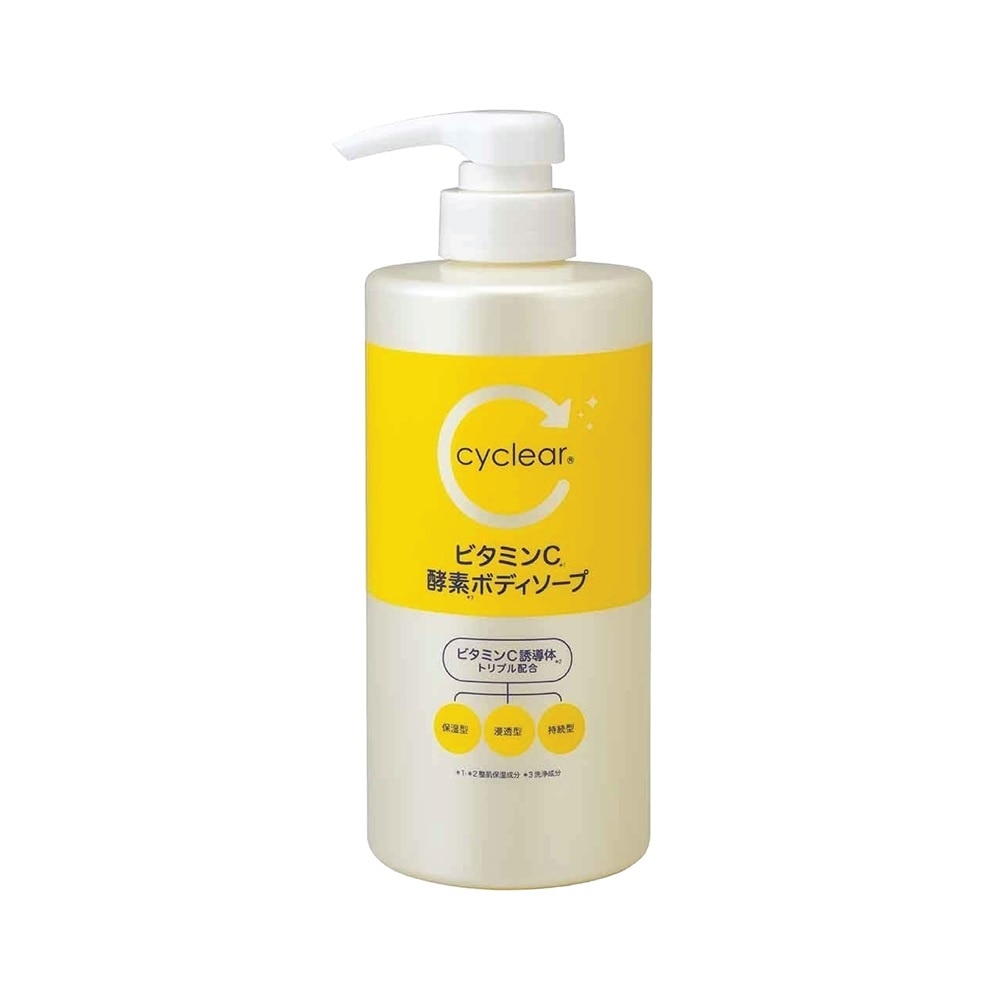 Sữa Tắm Dưỡng Sáng Mịn Da Cyclear Vitamin C Enzyme Body Soap 500ml