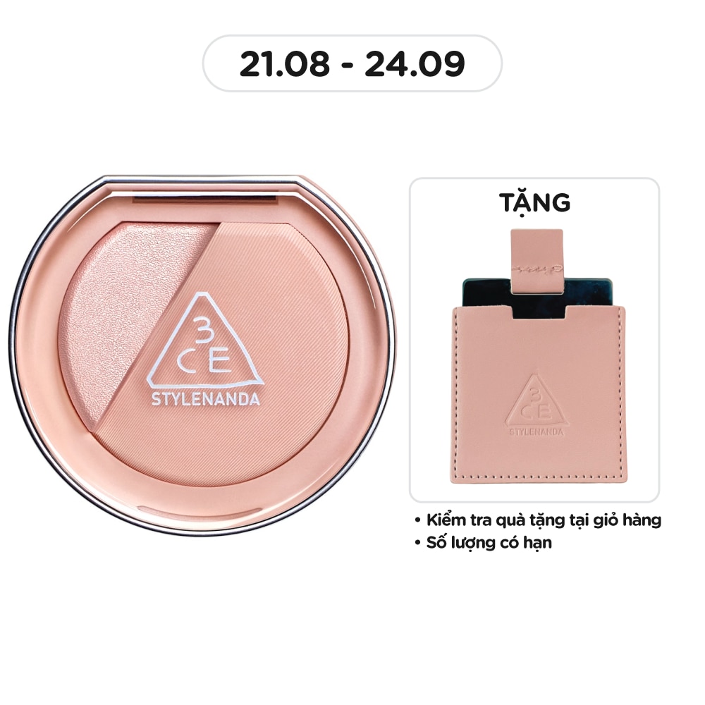 Phấn Má Hồng 3CE Blushlighter 9g .#Beige Hour