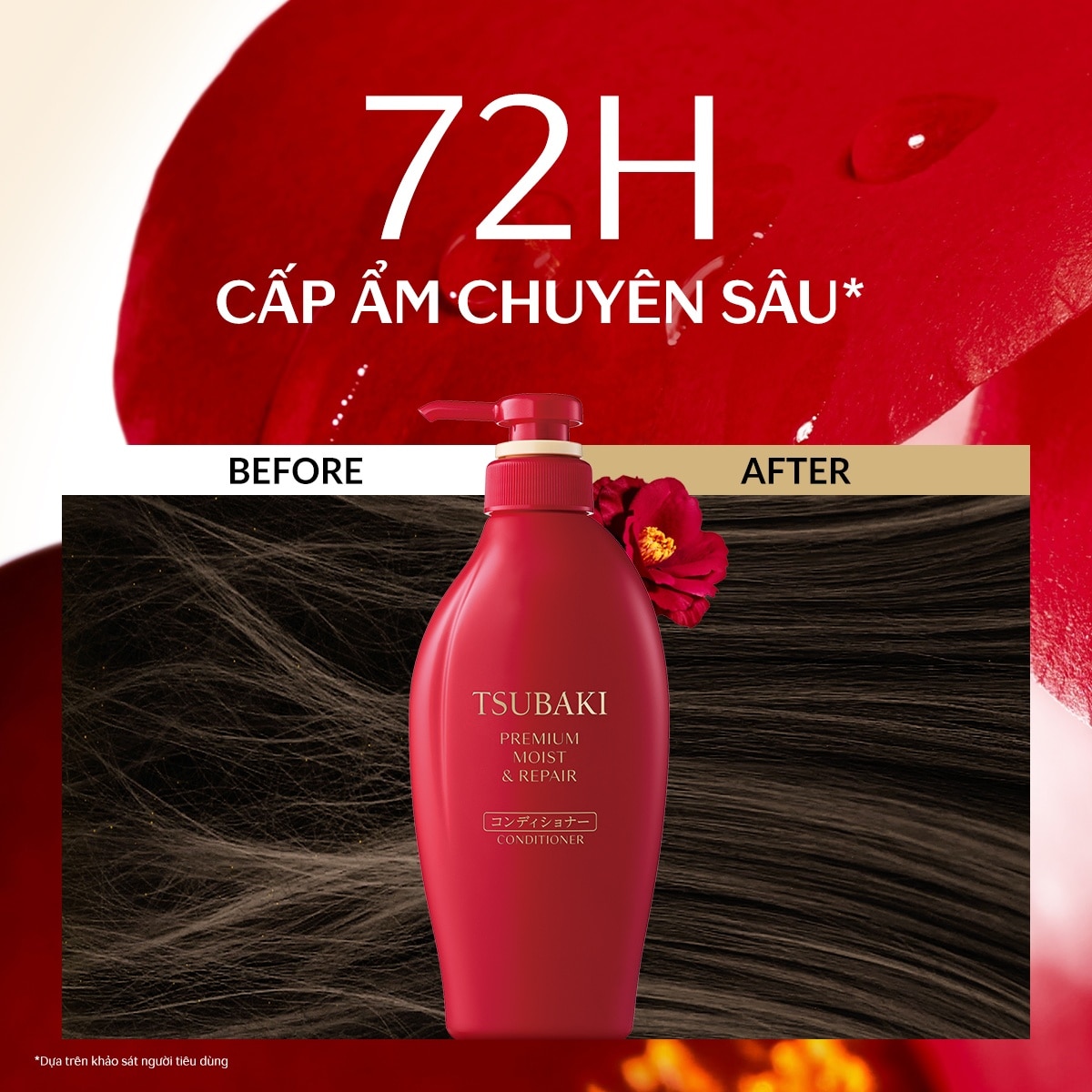 Tsubaki Premium Moist & Repair Conditioner 450ml