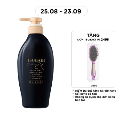 TSUBAKI - Dầu Xả Phục Hồi Chuyên Sâu Tsubaki Premium Ex Damage Care & Repair Conditioner Treatment 450ml image