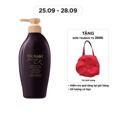 TSUBAKI Dầu Xả Phục Hồi & Ngăn Gãy Rụng Tsubaki Premium Ex Hair Fall Care&Repair Conditioner Treatment 450ml
