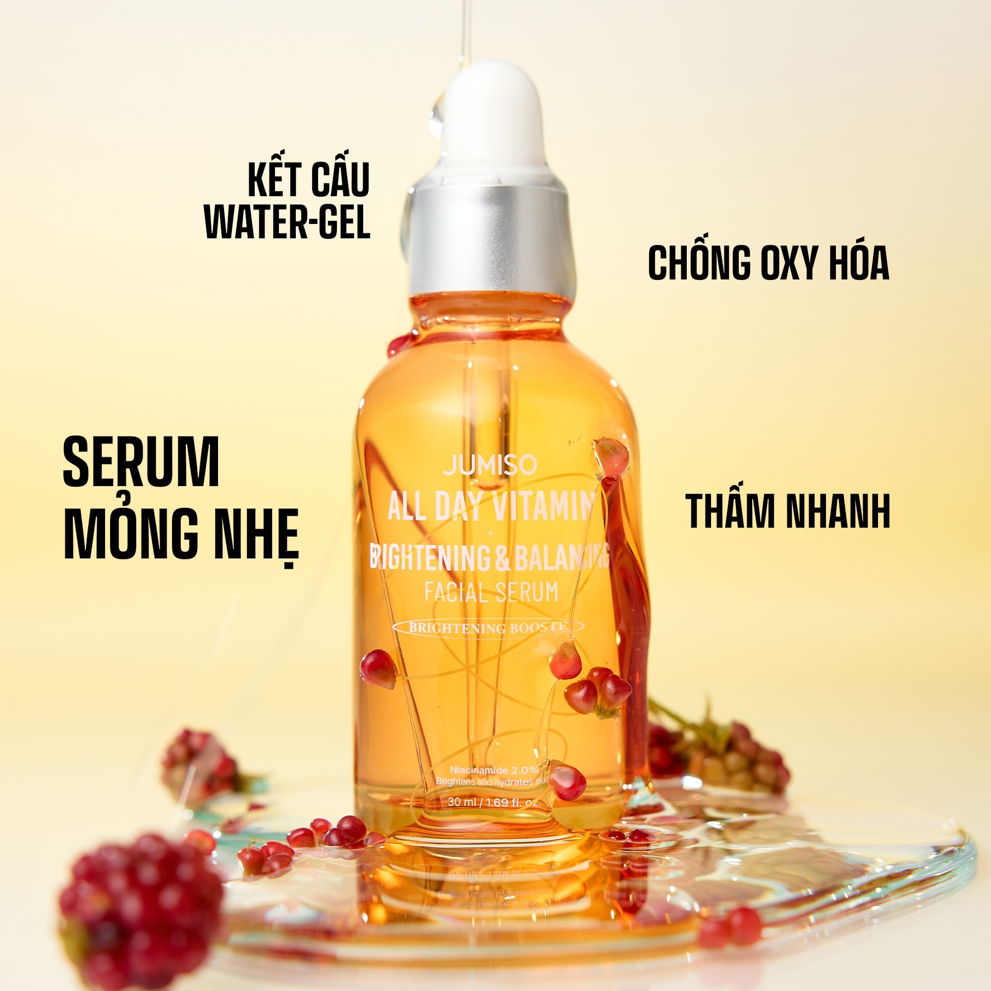 All Day Vitamin Brightening & Balancing Facial Serum 30ml