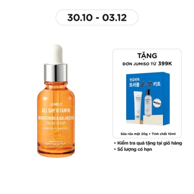 JUMISO Tinh Chất Dưỡng Sáng JUMISO All Day Vitamin Brightening & Balancing Facial Serum 30ml