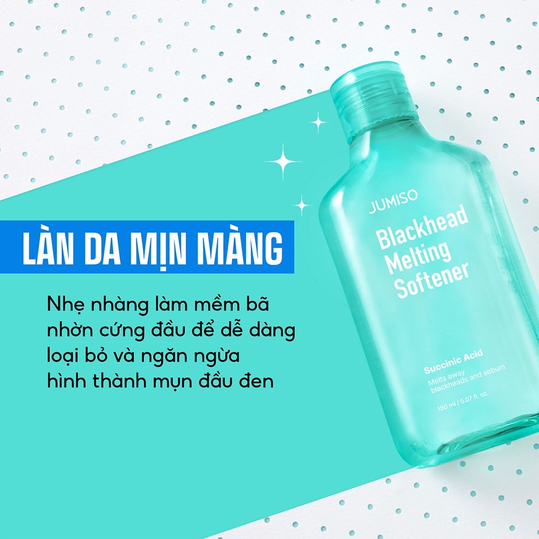 Dung Dịch Làm Mềm Mụn Đầu Đen JUMISO Blackhead Melting Softener 150ml