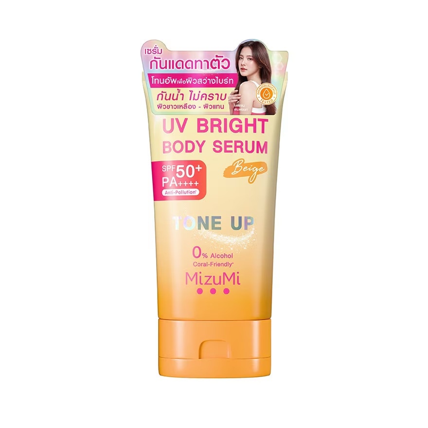 Kem Chống Nắng Nâng Tone Mizumi UV Bright Body Serum Beige SPF50+ PA++++ 120g