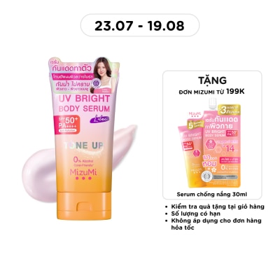 MIZUMI - Kem Chống Nắng Nâng Tone Mizumi UV Bright Body Serum Lilac SPF50+ PA++++ 120g image