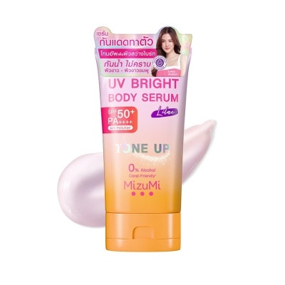 MIZUMI Kem Chống Nắng Nâng Tone Mizumi UV Bright Body Serum Lilac SPF50+ PA++++ 120g