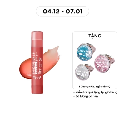 MIZUMI Son Dưỡng Chống Nắng Mizumi Skincare UV Lip Glassy Balm Boston Brick 3.5g