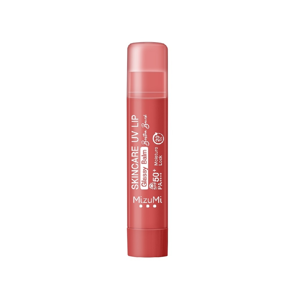 Son Dưỡng Chống Nắng Mizumi Skincare UV Lip Glassy Balm Boston Brick 3.5g