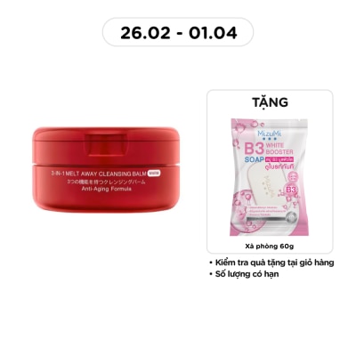 MIZUMI - Sáp Tẩy Trang Mizumi 3-In-1 Melt Away Cleansing Balm Warm 60ml