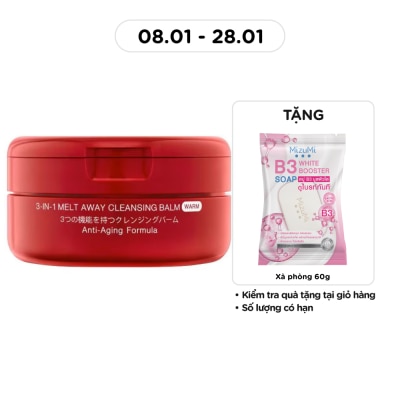 MIZUMI Sáp Tẩy Trang Mizumi 3-In-1 Melt Away Cleansing Balm Warm 60ml