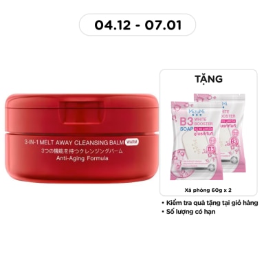 MIZUMI Sáp Tẩy Trang Mizumi 3-In-1 Melt Away Cleansing Balm Warm 60ml
