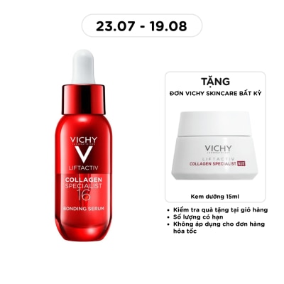 VICHY - Dưỡng Chất Vichy Dưỡng Da Chuyên Biệt Liftactiv Collagen Specialist 16 Bonding Serum 30ml image