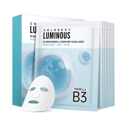 COLORKEY Colorkey Luminous B3 Brightening & Hydrating Facial Mask 30ml x 10pcs