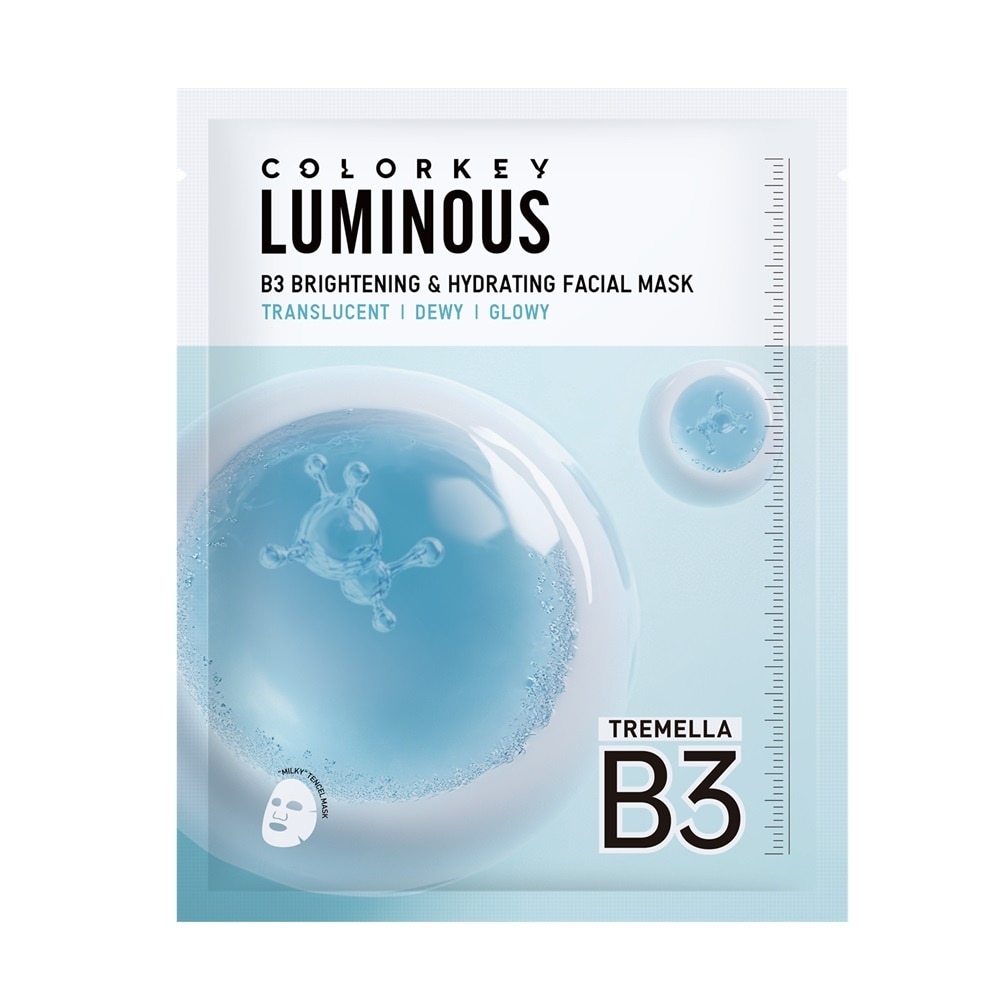Mặt Nạ Cấp Ẩm Và Sáng Da B3 Colorkey Luminous B3 Brightening & Hydrating Facial Mask 30ml x 10pcs