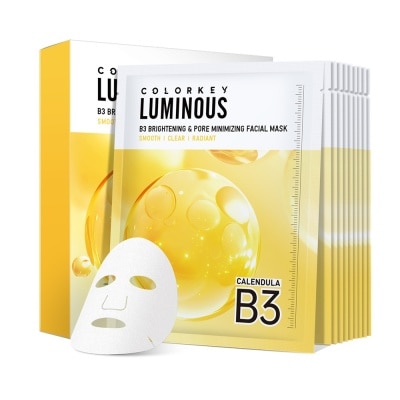 COLORKEY Colorkey Luminous B3 Brightening & Pore Minimizing Facial Mask 30ml x 10pcs