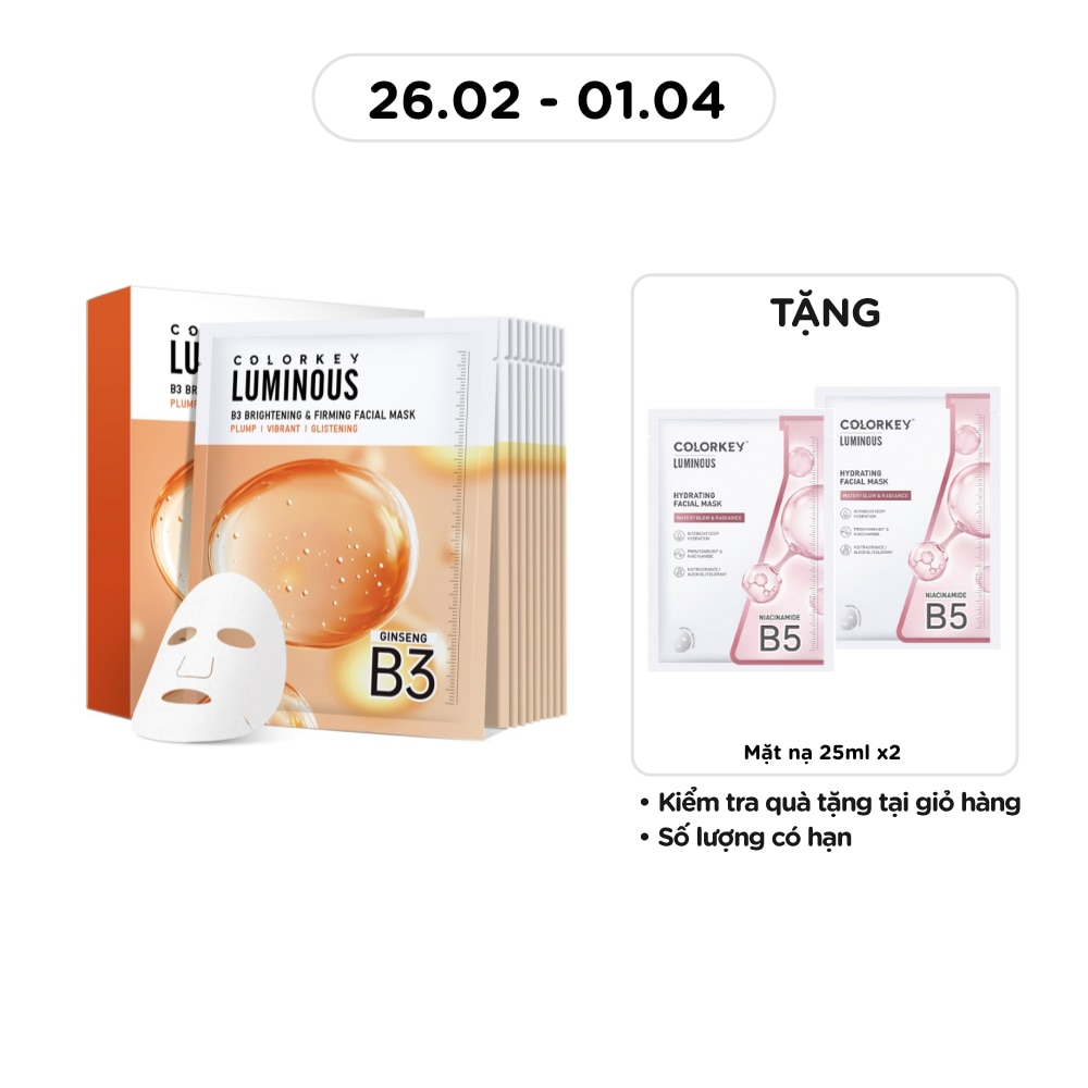 Luminous B3 Brightening & Firming Facial Mask 30ml x 10pcs