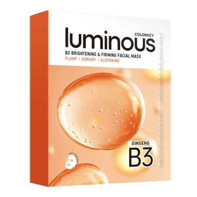 COLORKEY Luminous B3 Brightening & Firming Facial Mask 30ml x 10pcs image