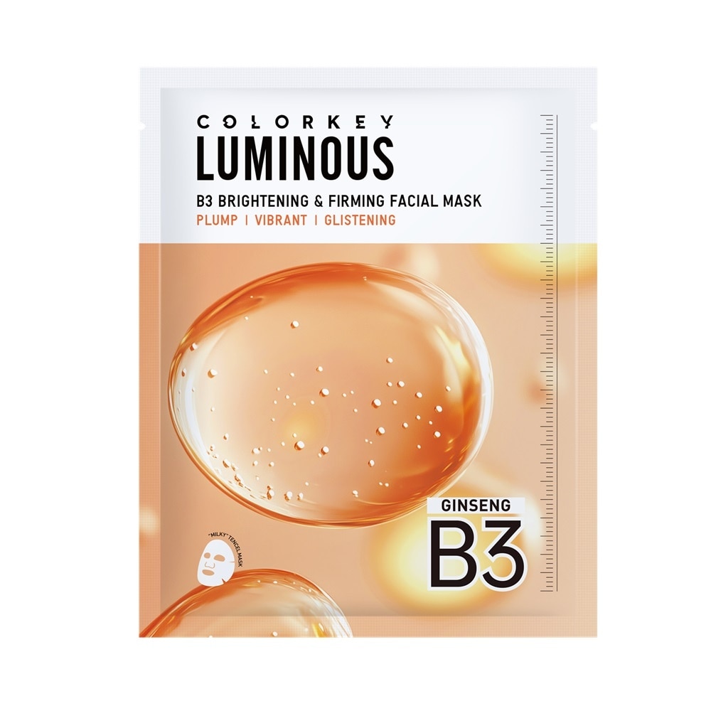 Mặt Nạ Săn Chắc Và Sáng Da B3 Colorkey Luminous B3 Brightening & Firming Facial Mask 30ml x 10pcs