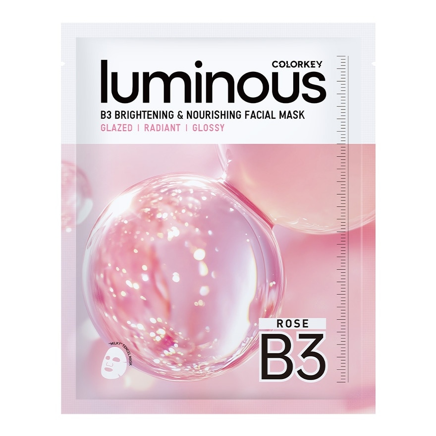 Mặt Nạ Dưỡng Ẩm Và Sáng Da B3 Colorkey Luminous B3 Brightening & Nourishing Facial Mask 30ml x 10pcs