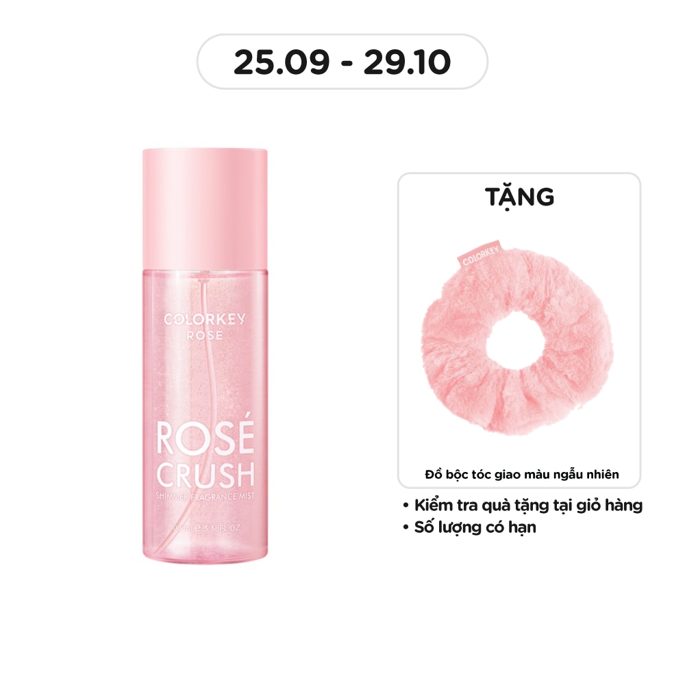Nước Hoa Xịt Toàn Thân Colorkey Rosé Rosé Crush 100ml