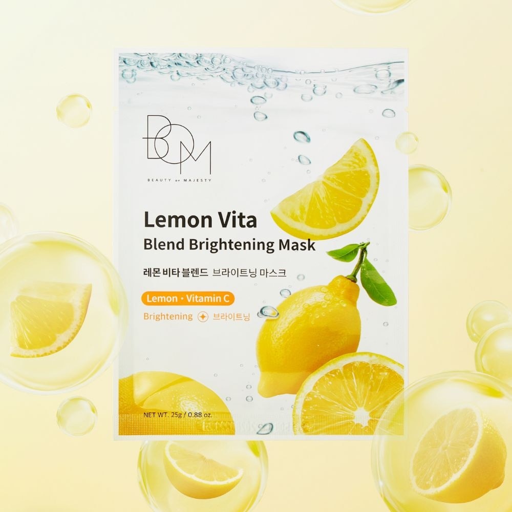 Mặt Nạ BOM Dưỡng Sáng Da Lemon Vita Blend Brightening Mask 25g