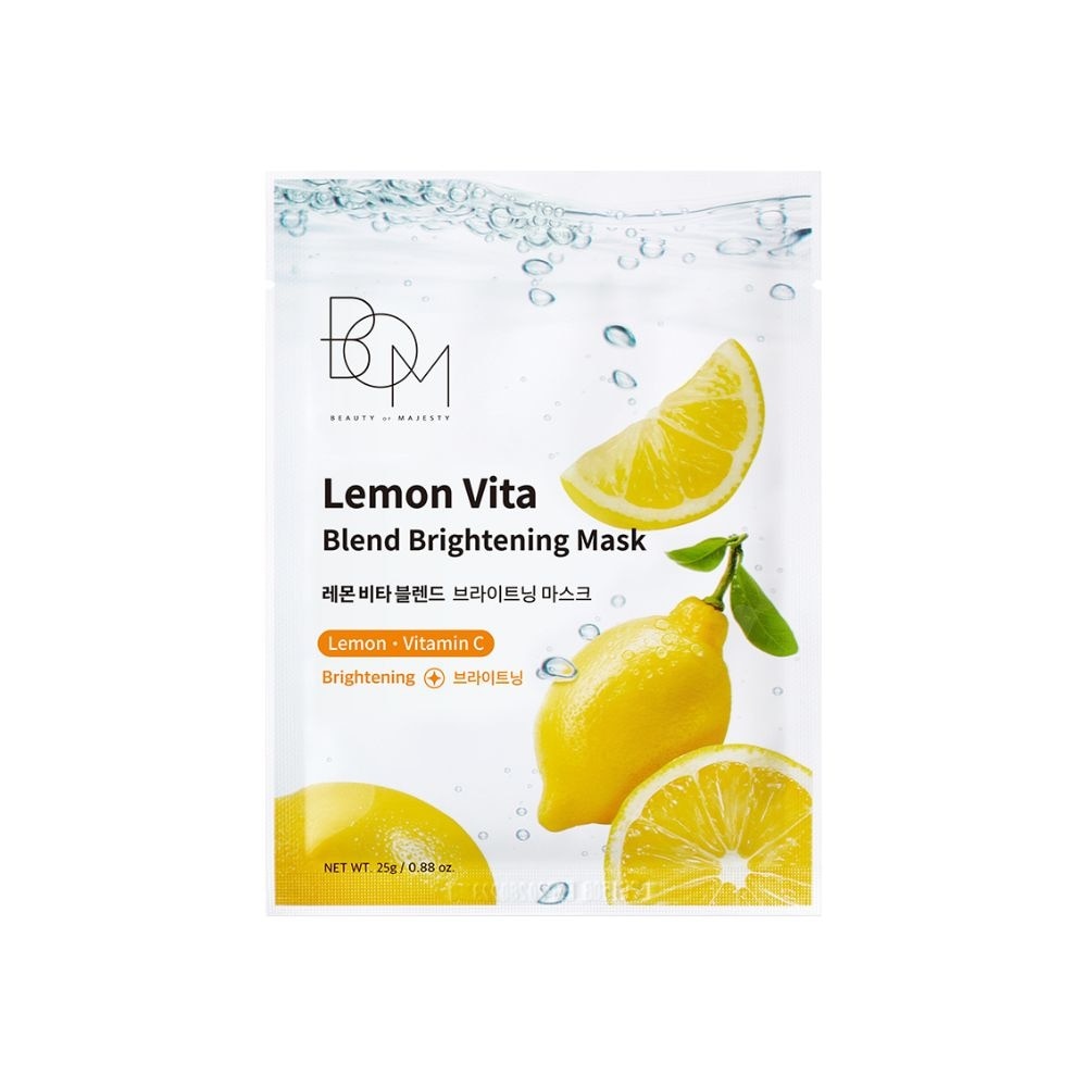 Mặt Nạ BOM Dưỡng Sáng Da Lemon Vita Blend Brightening Mask 25g