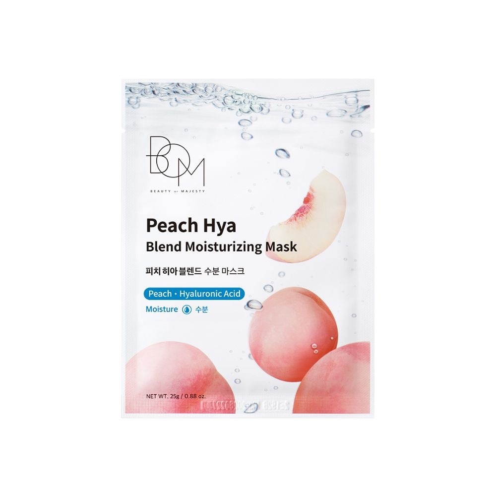 Mặt Nạ BOM Dưỡng Ẩm Peach Hya Blend Moisturizing Mask 25g
