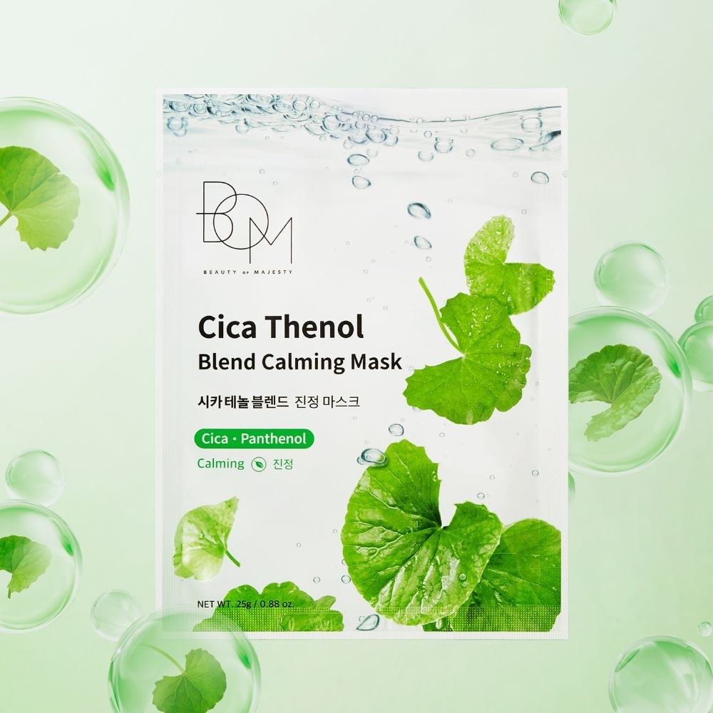 Mặt Nạ BOM Dưỡng Ẩm & Dịu Da Cica Thenol Blend Calming Mask 25g