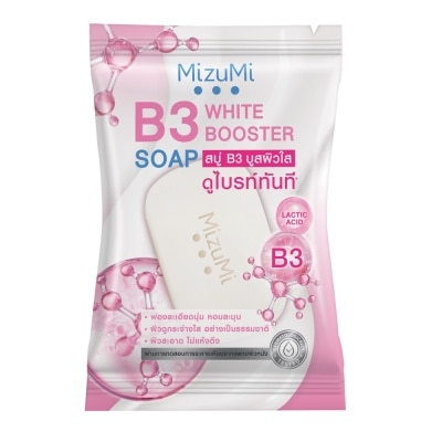 MIZUMI Xà Phòng Tắm và Rửa Mặt MizuMi B3 White Booster Soap 60g