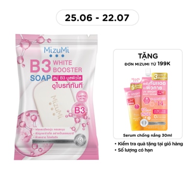 MIZUMI - Xà Phòng Tắm và Rửa Mặt MizuMi B3 White Booster Soap 60g