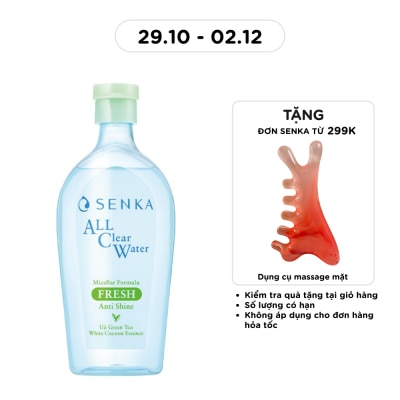 SENKA Nước Tẩy Trang Senka A.L.L Clear Water Micellar Formula Fresh N 400ml image