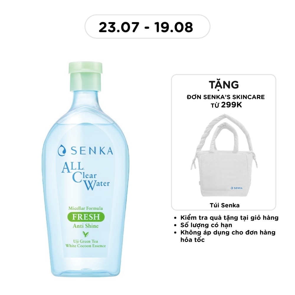 Nước Tẩy Trang Senka A.L.L Clear Water Micellar Formula Fresh N 400ml