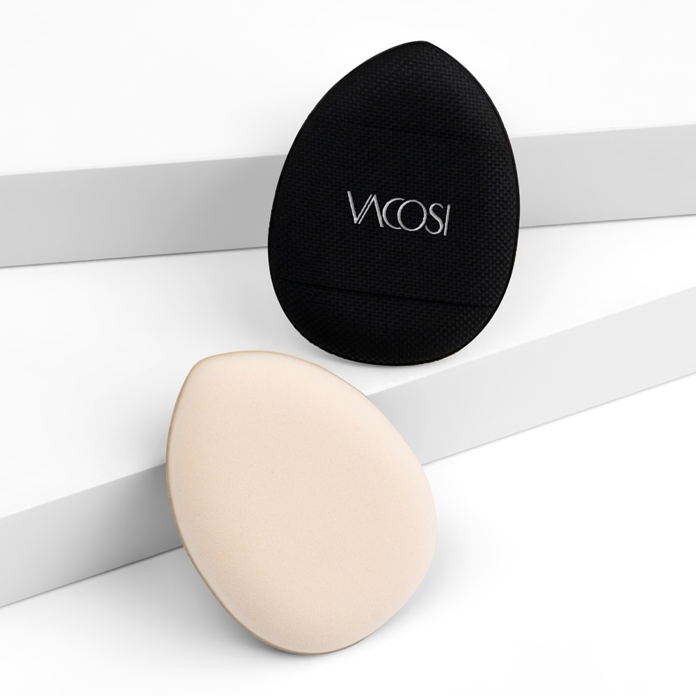 Bông Cushion Vacosi Xỏ Ngón Mini Màu Đen BP55 (5Pcs)
