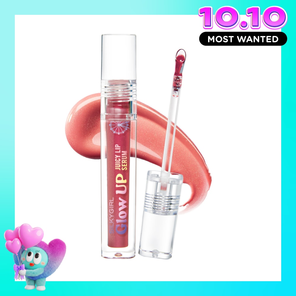 Son Bóng Có Màu Silkygirl Glow Up Juicy Lip Serum 2g .#01 Hoola Cam Đào