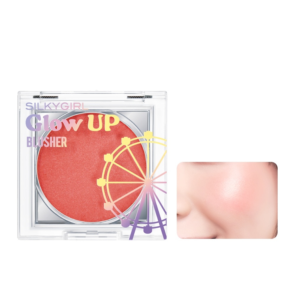 Má Hồng Kem Silkygirl Glow Up Blusher 4g .#01 Jelly Cam Đào