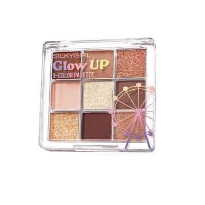 SILKYGIRL Bảng Phấn Mắt 9 Màu Silkygirl Glow Up Palette 7,2g .#01 Teddy