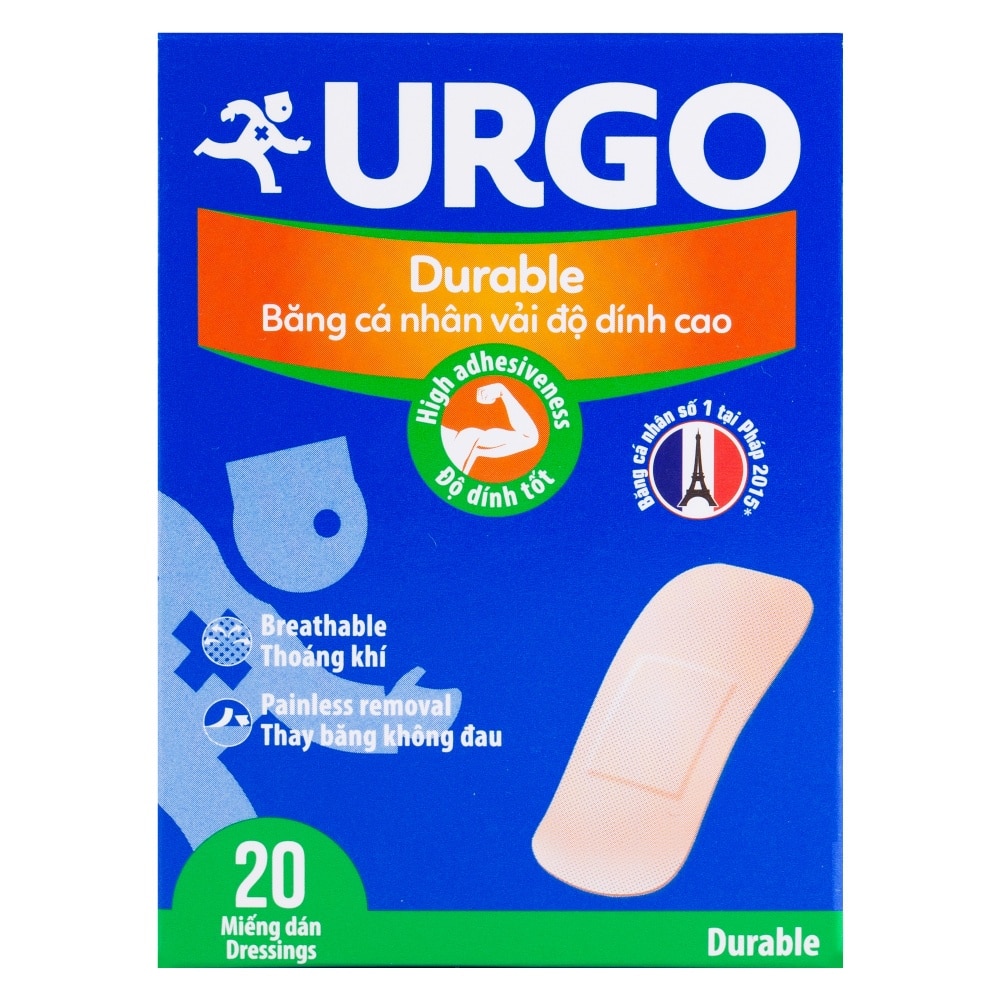 Urgo Durable Bandage 20Pcs (Nude)