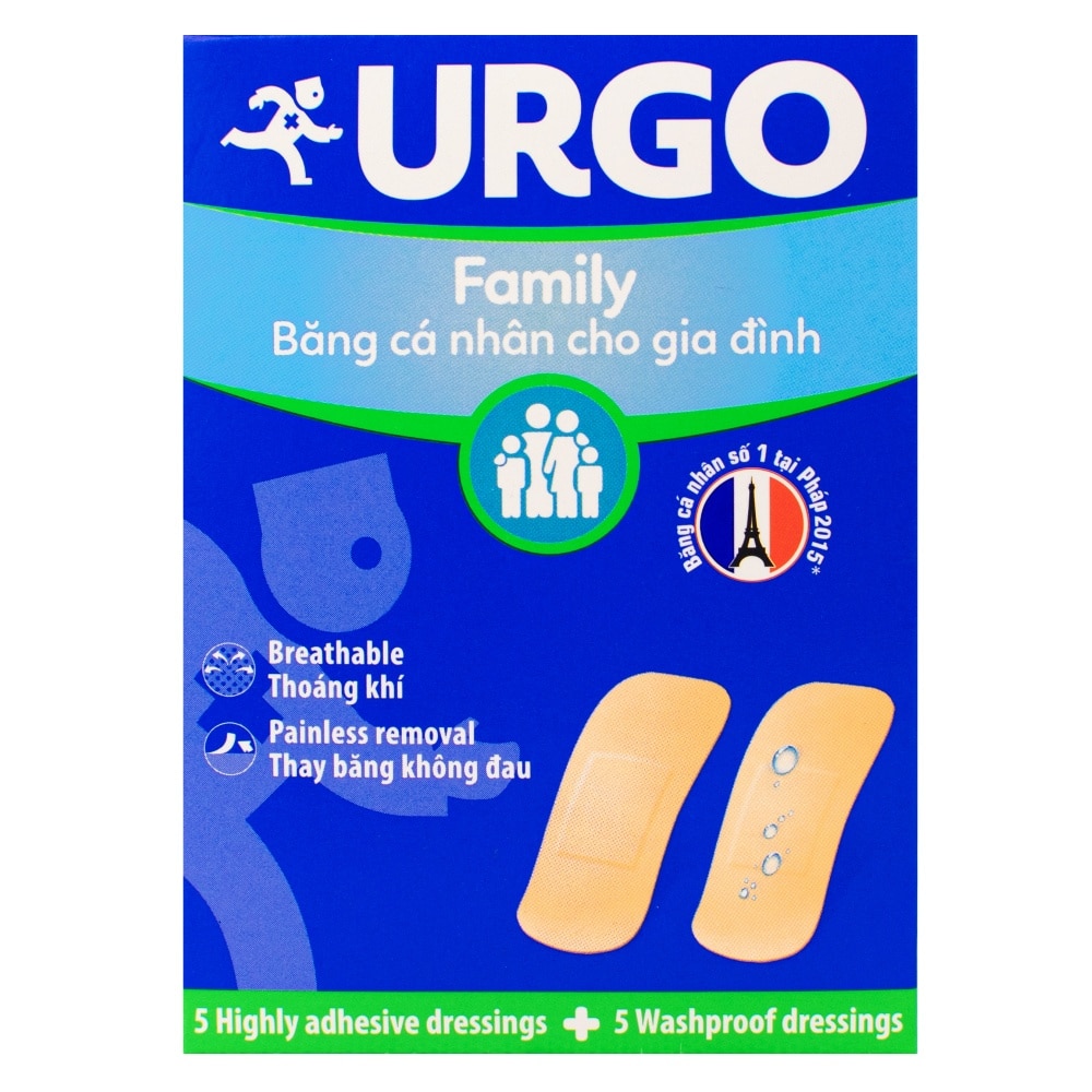 Urgo Family Bandage 10Pcs