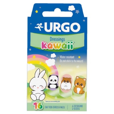 URGO Băng Cá Nhân Trẻ Em Urgo Kawaii 2 Kích Cỡ 16Pcs