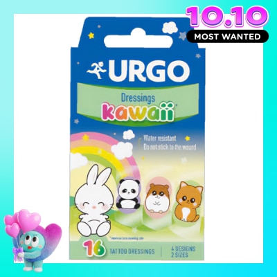 URGO Kawaii Children's Bandages 2 Sizes 16Pcs image