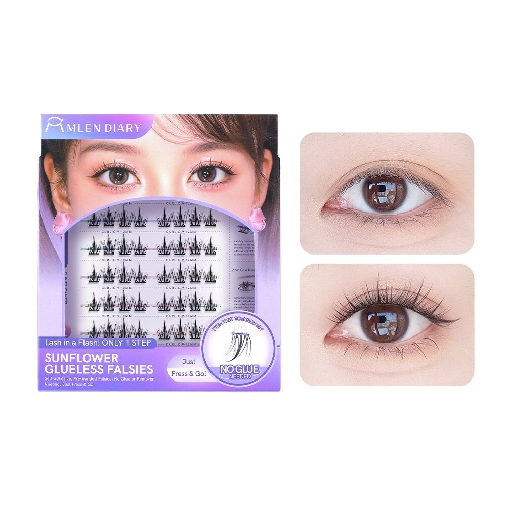 Buy MLEN DIARY, Sunflower Self-Adhesive False Eyelashes with