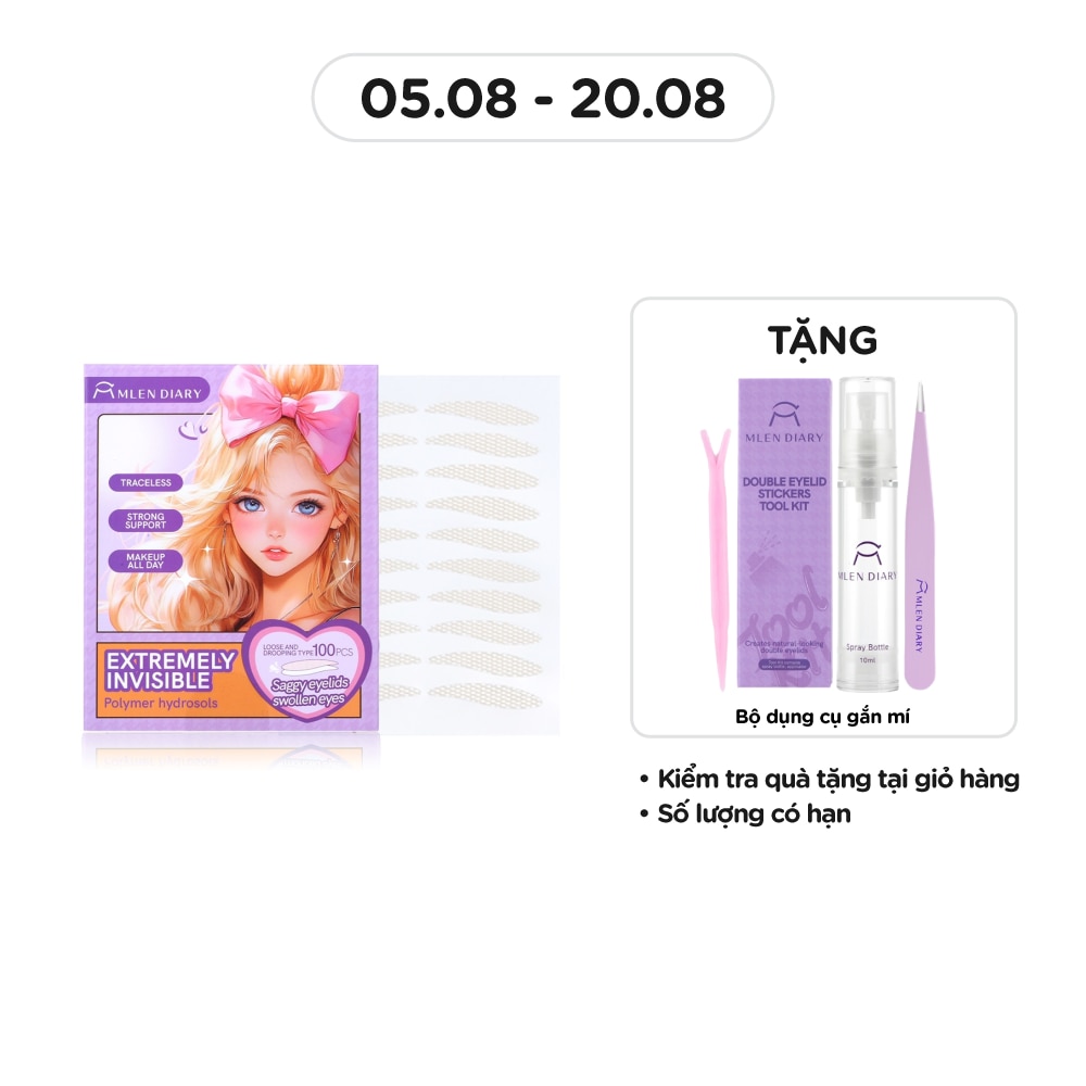 Kích Mí Mlen Diary Dành Cho Mí Sụp 100Pcs