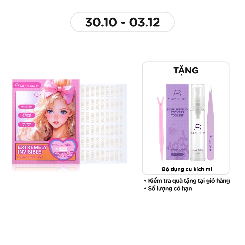 Kích Mí Mlen Diary Vạn Năng 240Pcs