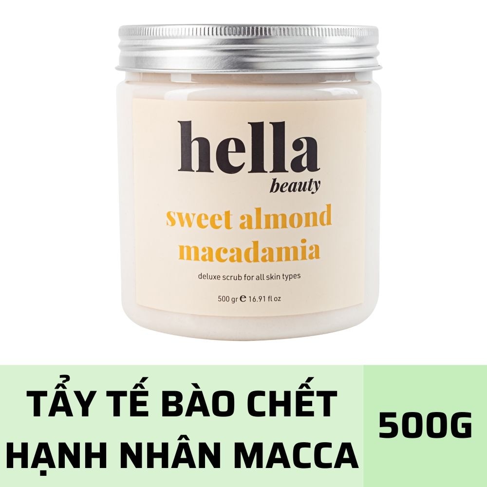 Hella Beauty Macca Sweet Almond Macadamia 500g