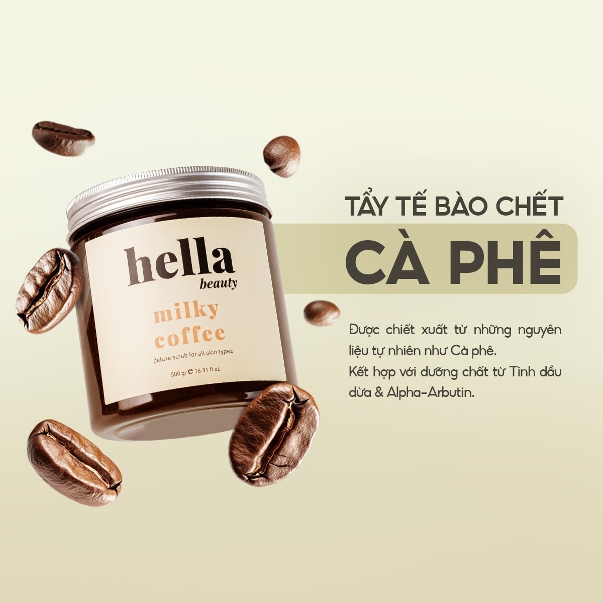 Hella Beauty Milky Coffee 500g
