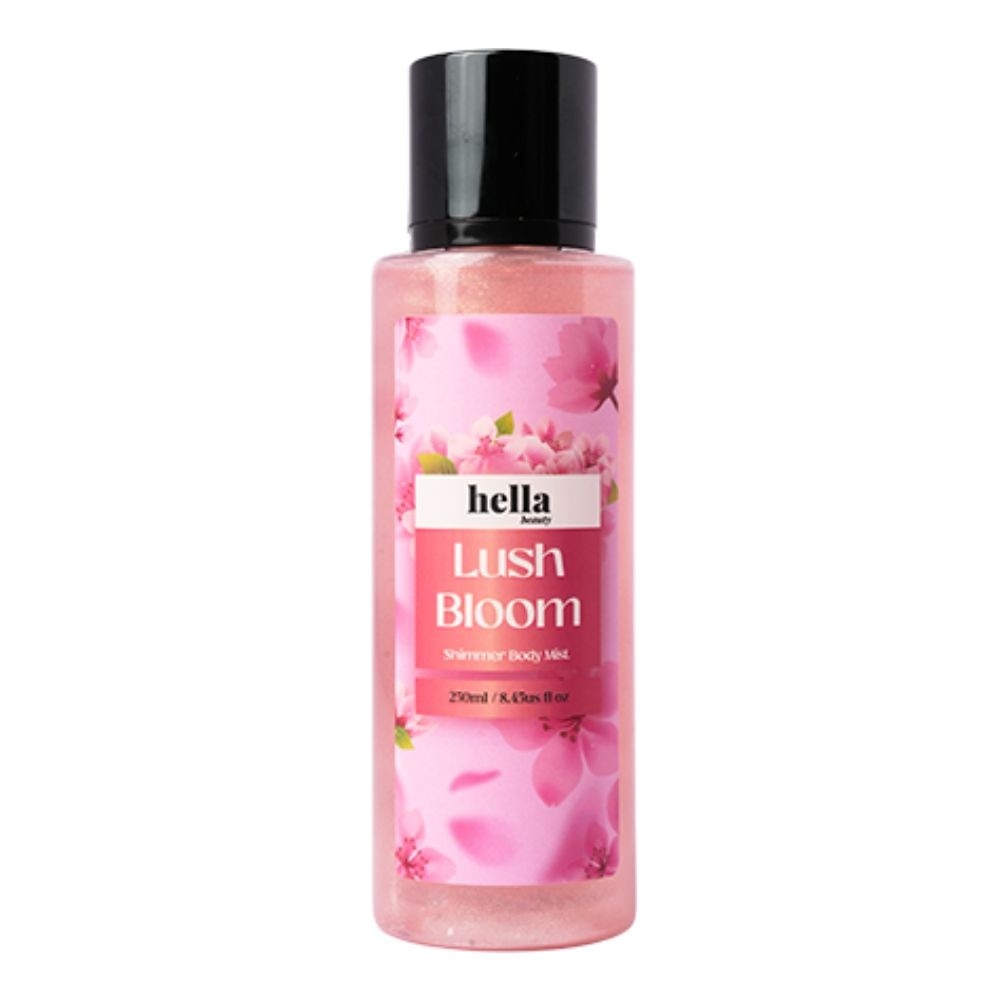 Xịt Thơm Toàn Thân Có Nhũ Hella Beauty Lush Bloom Shimmer Body Mist 250ml