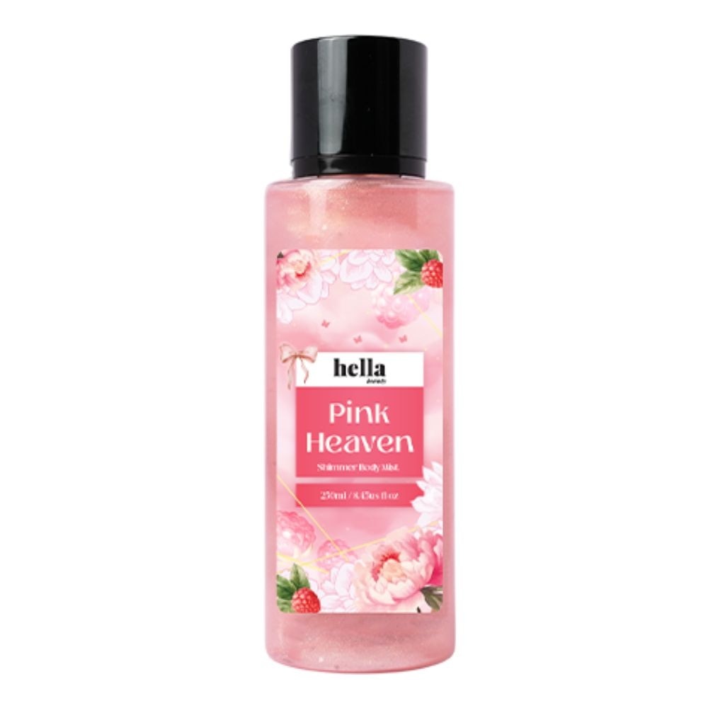 Hella Beauty Pink Heaven Shimmer Body Mist 250ml