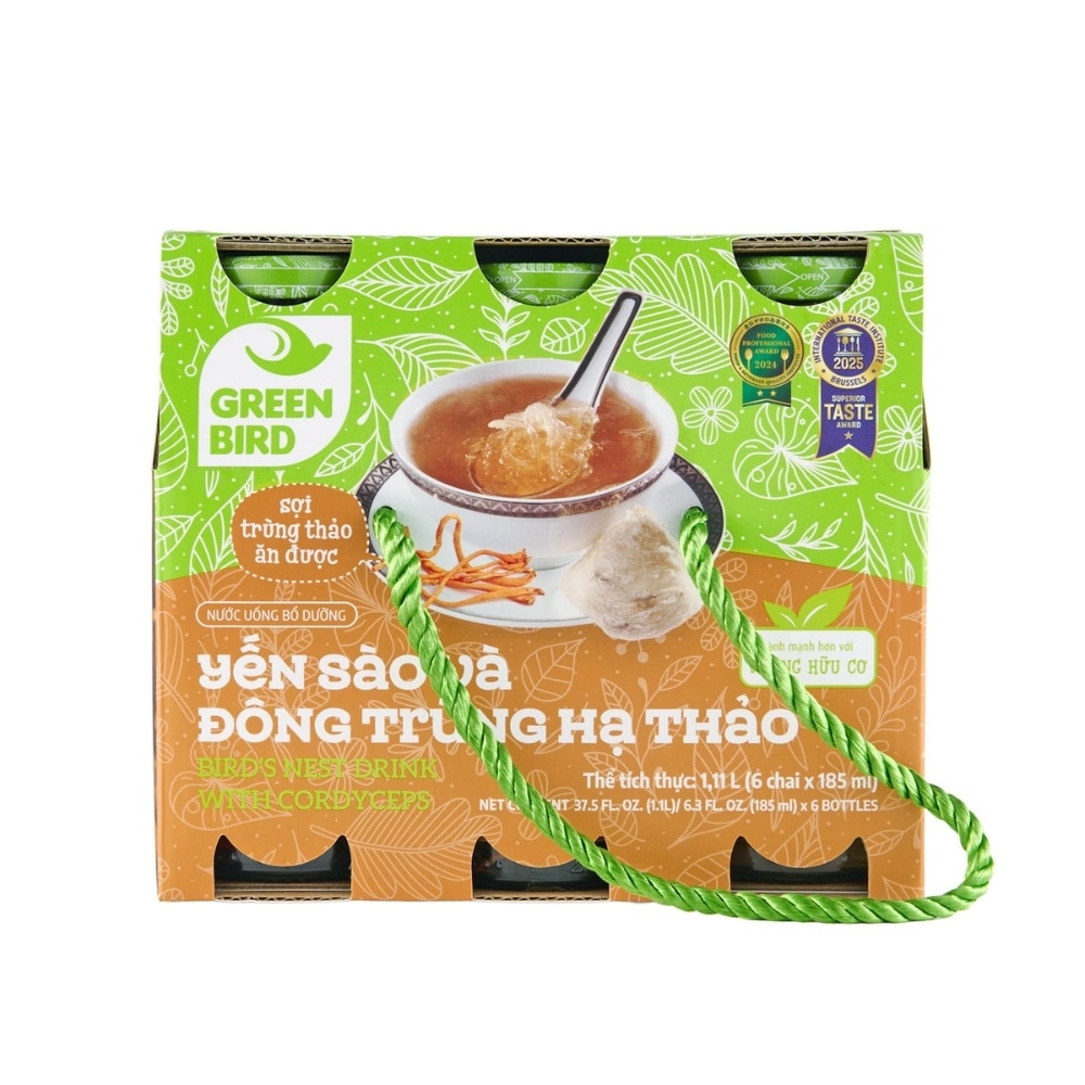 Bird's Nest Drink &Cordyceps 185mlx6pcs image