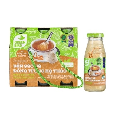 GREEN BIRD Bird's Nest Drink &Cordyceps 185mlx6pcs image